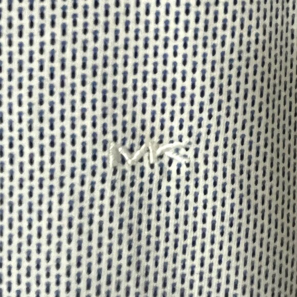 Michael Kors POLO SHIRT Medium Gray with Black Trim Men's Size XL - Picture 3 of 7